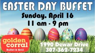 Golden Corral Buffet & Grill. . Golden corral easter sunday